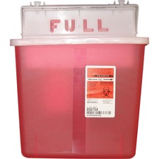 Covidien CVD K5SS1007SA Sharpstar 5 Quart Sharps Container With Lid - 