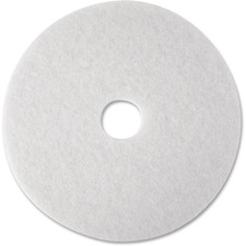 3m MMM 08484 White Super Polish Pads - 5carton - Round X 20 Diameter -