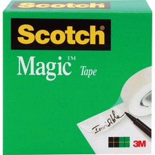 3m MMM 81012592 Magic Tape - 72 Yd Length X 1 Width - 3 Core - 1  Roll