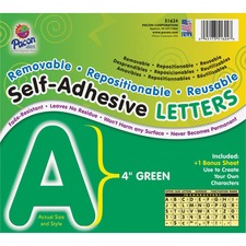 Pacon PAC 51624 Pacon Reusable Self-adhesive Letters - (uppercase Lett