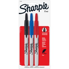 Newell SAN 32726PP Sharpie Retractable Permanent Markers - Fine Marker