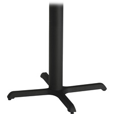 Safco MLN CA28B2025 Mayline Bistro Tables Black X-shaped Base - Black 