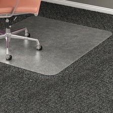 Lorell LLR 69164 Rectangular Medium Pile Chairmat - Carpeted Floor - 6