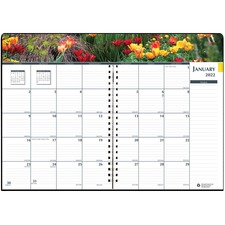 House HOD 264632 Earthscapes Gardens Monthly Planner - Julian Dates - 