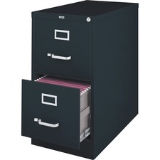 Lorell LLR 60661 Vertical File Cabinet - 2-drawer - 18 X 26.5 X 28.4 -