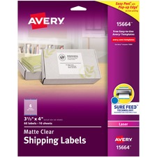 Avery AVE 15664 Averyreg; Easy Peel Return Address Labels - Permanent 