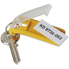 Durable DBL 194900 Durablereg; Key Tag - Plastic - 24  Pack - Assorted