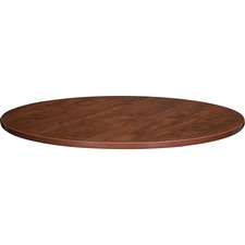 Lorell LLR 87322 Essentials Conference Table Top - Cherry Round Top - 