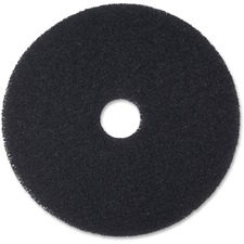 3m MMM 08381 Black Stripper Pad 7200 - 19 Diameter - 5carton X 19 Diam