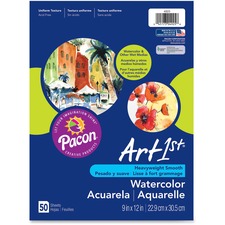 Pacon PAC 4925 Ucreate Fine Art Paper - White - Recycled - 10% - 9 X 1