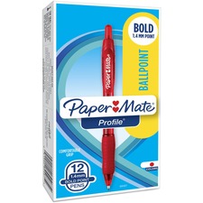 Newell PAP 89467 Paper Mate Profile Retractable Ballpoint Pens - Super