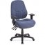 Lorell LLR 81101 Baily High-back Multi-task Chair - Blue Acrylic Seat 