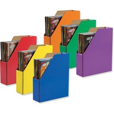 Pacon PAC 001327 Classroom Keepers Magazine Holders - Assorted - Cardb