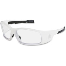 Mcr MCS CRWSR120 Crews Swagger White Frame Safety Glasses - Scratch Re