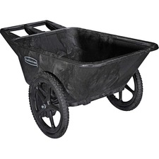 Newell RCP 564200BK Rubbermaid Commercial Big Wheel Cart - 300 Lb Capa