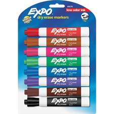 Newell SAN 80678 Expo Low Odor Markers - Chisel Marker Point Style - A