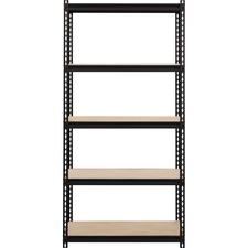 Lorell LLR 59697 2,300 Lb Capacity Riveted Steel Shelving - 72 Height 