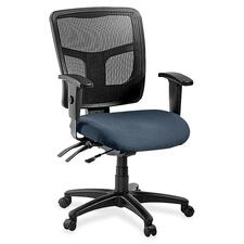 Lorell LLR 8620184 Ergomesh Series Managerial Mid-back Chair - Shire C