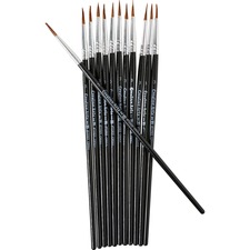 Charles LEO 73503 Cli Water Color Brush - 12 Brush(es) - 0.50 Bristle 