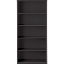 Lorell LLR 41291 Fortress Series Bookcases - 34.5 X 13 X 72 - 5 X Shel