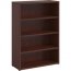 Lorell LLR PBK3448MY Prominence Mahogany Laminate Bookcase - 34 X 12 X