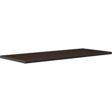 Lorell LLR 62572 Invent Training Table Espresso Tabletop - Rectangle T