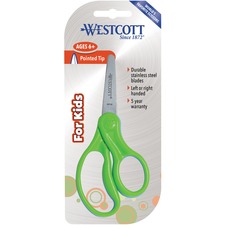 Acme ACM 16657 Westcott 5 Pointed Kid Scissors - 5 Overall Length - St