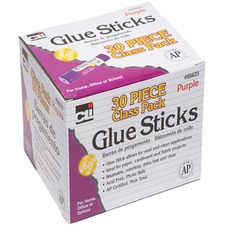 Charles LEO 95623 Cli 30-piece Classpack Glue Sticks - 0.28 Oz - 30  B