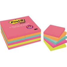 3m MMM 65424ANVAD Post-itreg; Notes Value Pack - Cape Town Color Colle