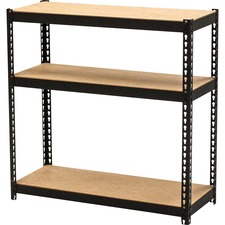 Lorell LLR 66962 Narrow Steel Shelving - 30 Height X 30 Width X 12 Dep