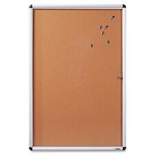 Lorell LLR 42707 Enclosed Cork Bulletin Boards - 48 Height X 36 Width 