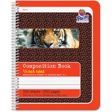 Pacon PAC 2432 Pacon Composition Book - 100 Sheets - 200 Pages - Spira