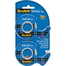 3m MMM 183DM2 Scotch Wall-safe Tape - 18.06 Yd Length X 0.75 Width - D