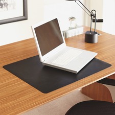 Lorell LLR 39655 Desk Pad - Rectangle - 24 Width X 19 Depth - Black