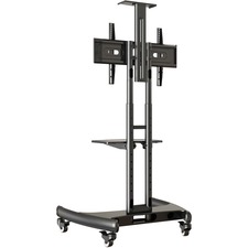 Lorell LLR 25958 Flat Panel Tv Cart - 32 To 70 Screen Support - 100 Lb