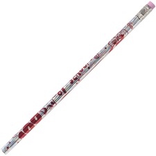 Moon MPD 7448B 1th Day Of School Design Pencil - 2 Lead - Silver Wood 