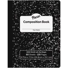 Pacon PAC MMK37118 Pacon Composition Book - 60 Sheets - Wide Ruled - 0