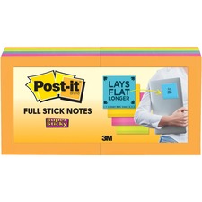 3m MMM F33016SSAU Post-itreg; Super Sticky Full Adhesive Notes - 400 X