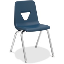 Lorell LLR 99890 18 Seat-height Stacking Student Chairs - Four-legged 