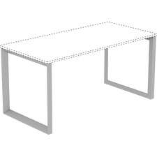 Lorell LLR 16205 Relevance Series Desk-height Desk Leg Frame - 28.5 X 