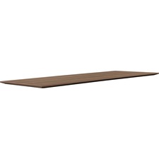 Lorell LLR 59612 Universal Walnut Knife Edge Tabletop - Rectangle Top 