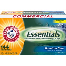 Church CDC 3320000102 Arm  Hammer Essentials Fabric Softener Sheets - 