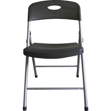 Lorell LLR 62529 Translucent Folding Chairs - Smoke Plastic Seat - Smo