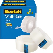 3m MMM 813S2 Scotch Scotch Wall-safe Tape - 22.22 Yd Length X 0.75 Wid