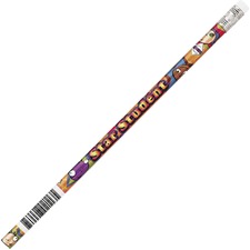 Moon MPD 2113B Star Student Award Motivatnl Pencil - 2 Lead - Assorted