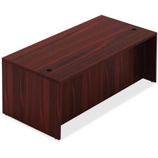 Lorell LLR 34302 Chateau Series Mahogany Laminate Desking Table Desk -