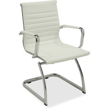 Lorell LLR 59504 Modern Guest Chairs - Bonded Leather Seat - Bonded Le