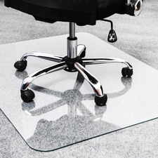 Floortex FLR 124053EG Cleartex Glaciermat Glass Chair Mat - Hard Floor