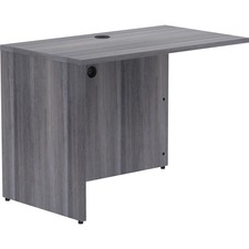 Lorell LLR 69555 Weathered Charcoal Laminate Desking - 42 X 24 X 29.5 