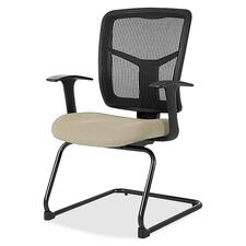 Lorell LLR 8620287 Ergomesh Series Mesh Side Arm Guest Chair - Shire T